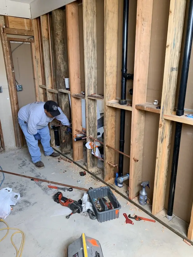 Commercial rough-in plumbing for Gas Line Repair in Opossum Point Landing